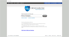 Desktop Screenshot of clicktrade.biz